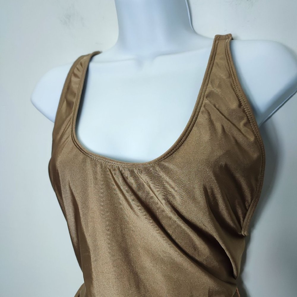 Good American Layout New Shine OnePiece Swimsuit Siz… Gem